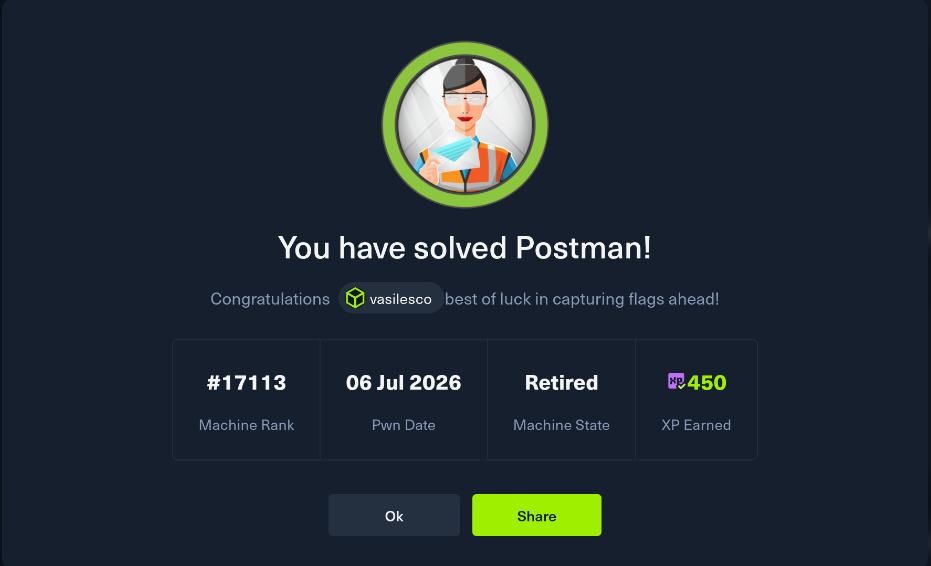 HTB Postman preview