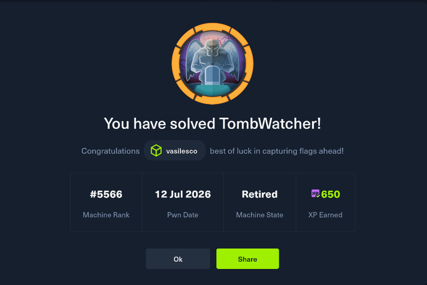 HTB TombWatcher preview